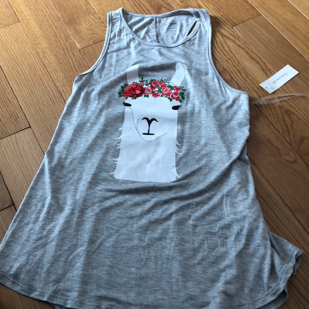 Francesca’s llama shirt brand new tag still on it